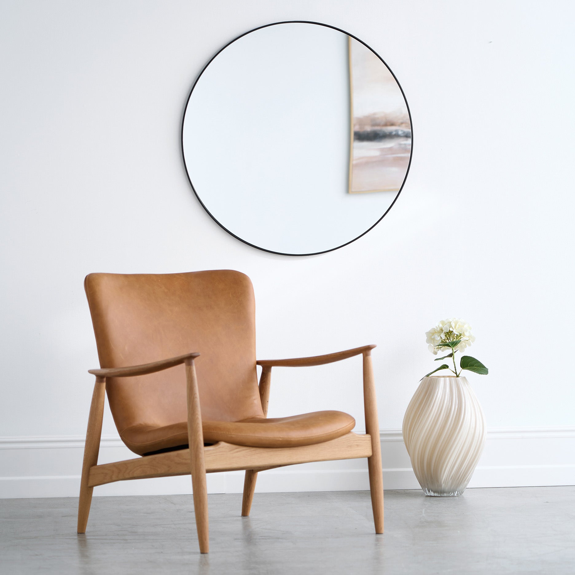 Moon spejl Ø80 cm